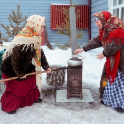 Масленичные гуляния. Старина Сибирская