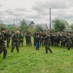 Областной казачий военно-полевой сбор. Большеречье