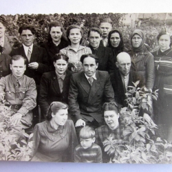 Коллектив редакции и типографии районной газеты, 1953 г.