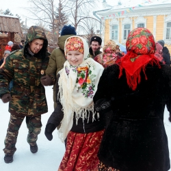 Масленичные гуляния. Старина Сибирская