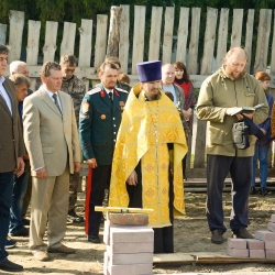 Освящение на начало строительства