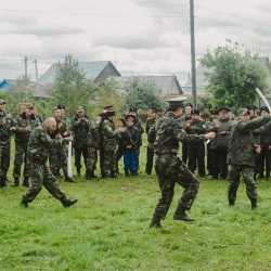 Областной казачий военно-полевой сбор. Большеречье