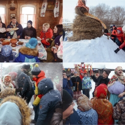 Проводы масленицы в музее-заповеднике "Старина Сибирская"