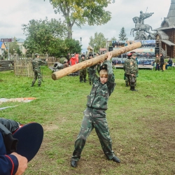 Областной казачий военно-полевой сбор. Большеречье