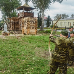 Областной казачий военно-полевой сбор. Большеречье