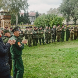 Областной казачий военно-полевой сбор. Большеречье