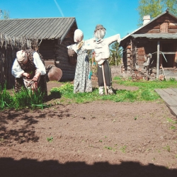 Старина Сибирская. Крестьянская усадьба П. Дроздова.