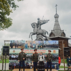 Областной казачий военно-полевой сбор. Большеречье