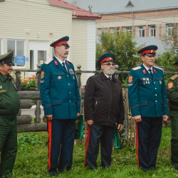 Областной казачий военно-полевой сбор. Большеречье