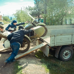 Погрузка.