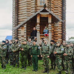 Областной казачий военно-полевой сбор. Большеречье