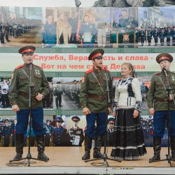 Областной казачий военно-полевой сбор. Большеречье