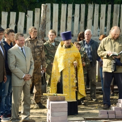 Освящение на начало строительства