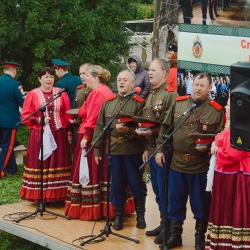 Областной казачий военно-полевой сбор. Большеречье