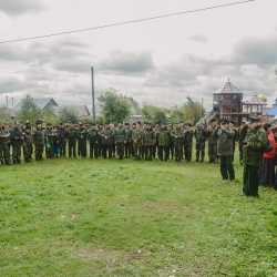 Областной казачий военно-полевой сбор. Большеречье