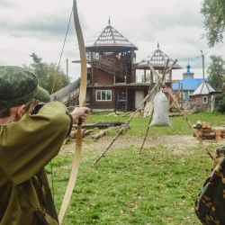 Областной казачий военно-полевой сбор. Большеречье