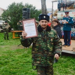 Областной казачий военно-полевой сбор. Большеречье