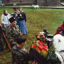 Телевизионный проект "Экспедиция Байкал" в гостях у Старины Сибирской