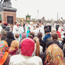 Памятник Святому Георгию Победоносцу. Большеречье.