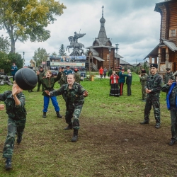 Областной казачий военно-полевой сбор. Большеречье