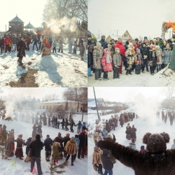 Проводы масленицы в музее-заповеднике "Старина Сибирская"