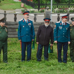 Областной казачий военно-полевой сбор. Большеречье