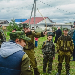 Областной казачий военно-полевой сбор. Большеречье