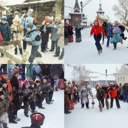 Проводы масленицы в музее-заповеднике "Старина Сибирская"