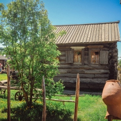 Старина Сибирская. Крестьянская усадьба П. Дроздова.