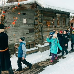 Встречаем весну. "Сороки" в Старине Сибирской.