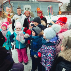 Встречаем весну. "Сороки" в Старине Сибирской.