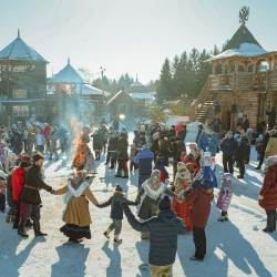 Масленичные гуляния в Старине Сибирской