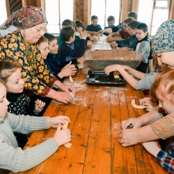 Встречаем весну. "Сороки" в Старине Сибирской.